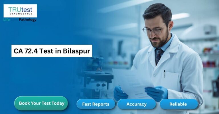 CA 72.4 Test in Bilaspur at Life Line Pathology Near CIMS Bilaspur